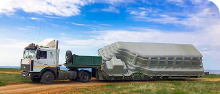 Грузовик с бассейном